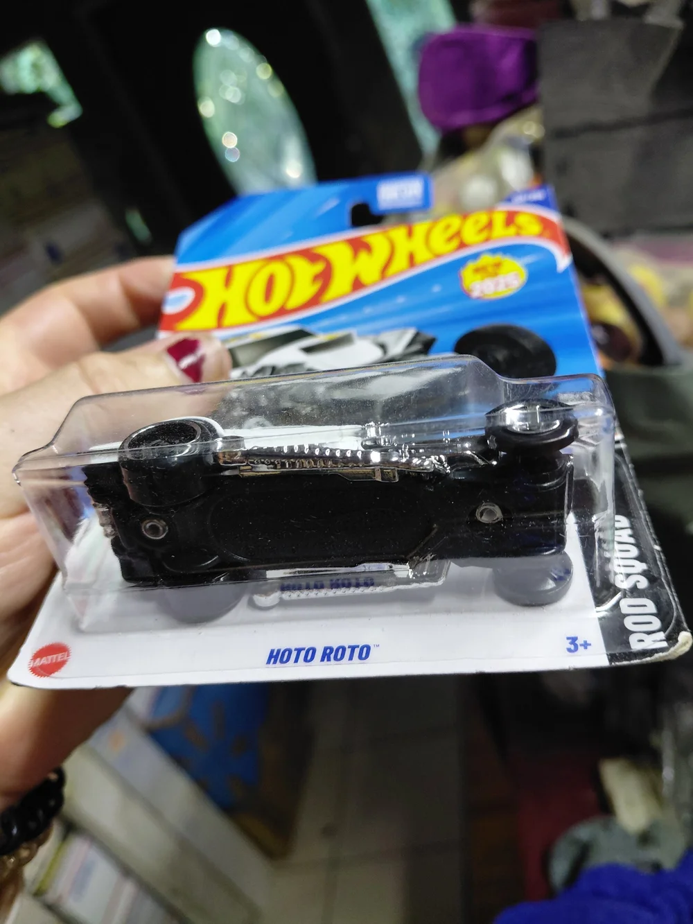 white Hot Wheels Hoto Roto (158/250) from the 2025 HW Rod Squad (10/10) series.